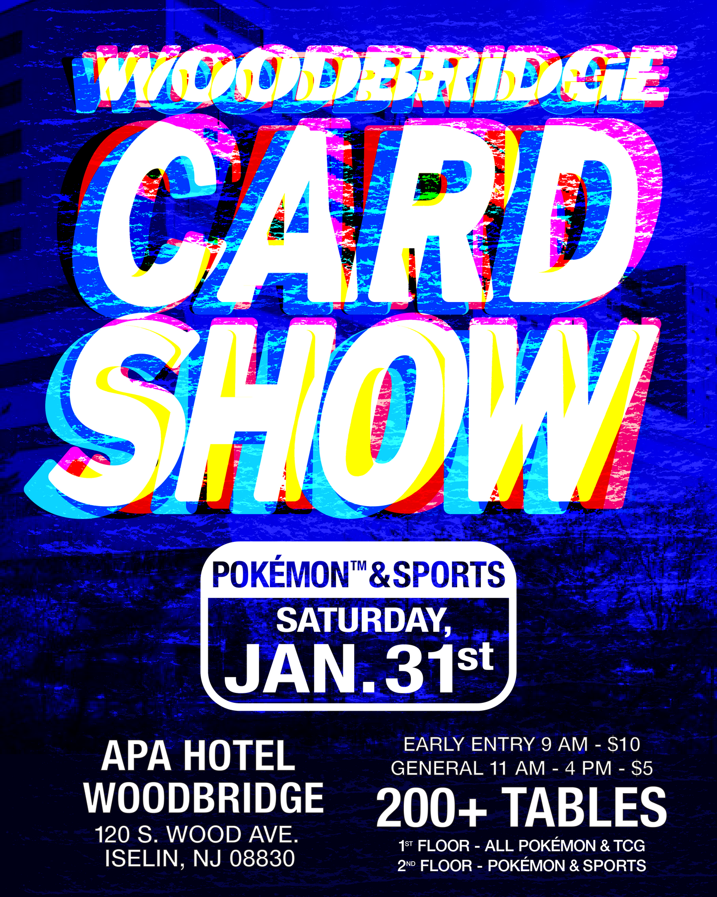 Woodbridge January Super Show - Pokémon, Sports Cards, & TCG - Saturday, 1/31/2026 Vendor Table