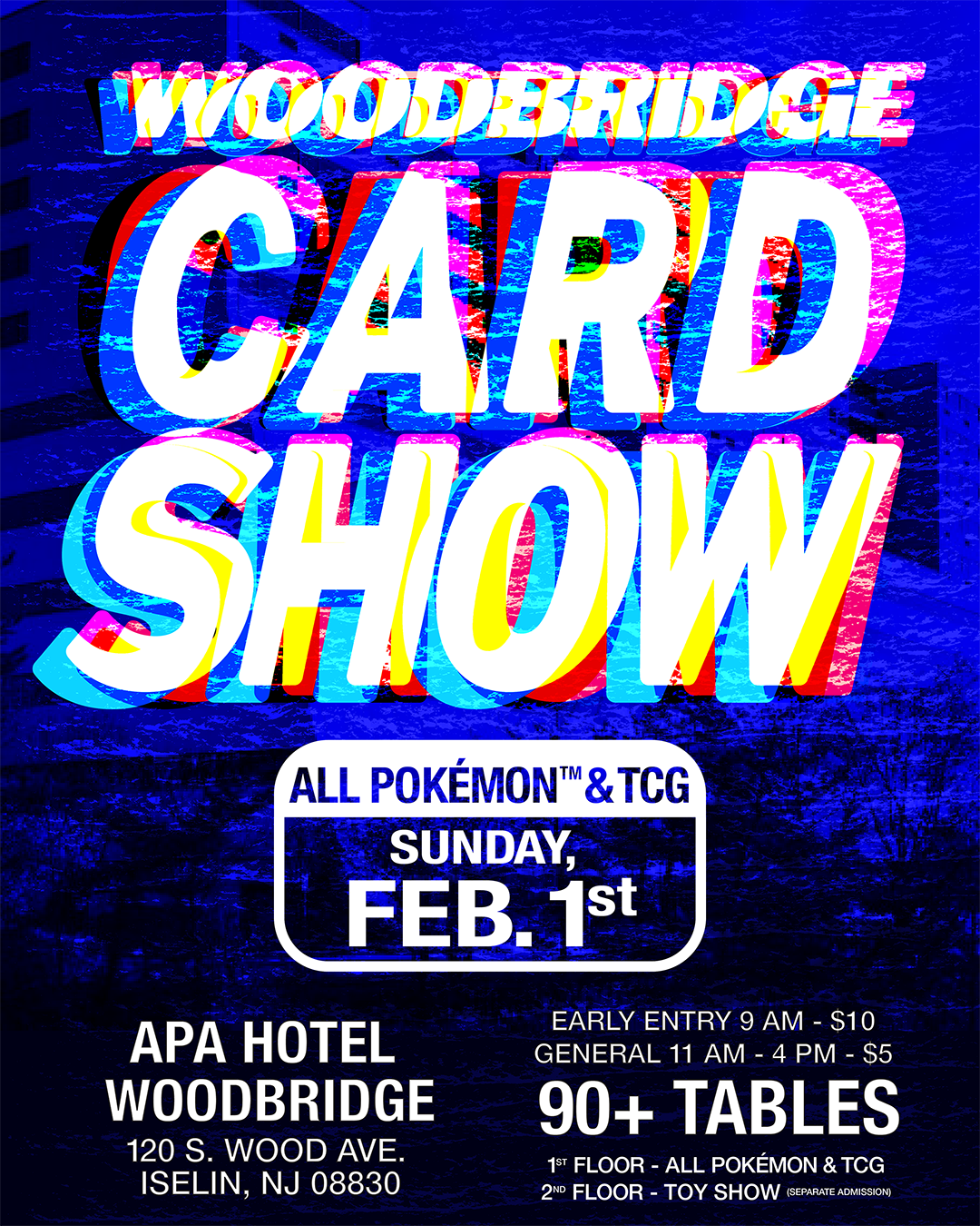 Woodbridge Card Show Winter ALL Pokémon and TCG - Sunday, 2/1/2026 Vendor Table