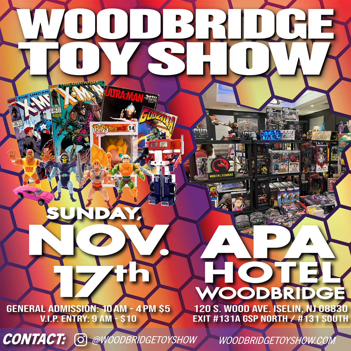 Woodbridge Toy Show - Sunday, 11/17/2024 vendor table