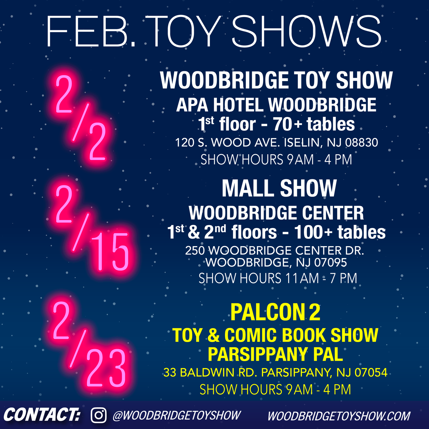 PALCON Toy & Comic Book Show - Sunday, February 23rd 2025 Vendor Table