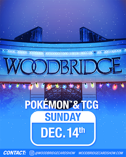 THE Mall Show at Woodbridge Center -  Cards, Comics, & Toys - December 20th & 21st, 2025 vendor tables