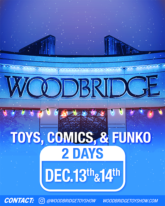 THE Mall Show at Woodbridge Center -  Cards, Comics, & Toys - December 13th & 14th, 2025 vendor tables
