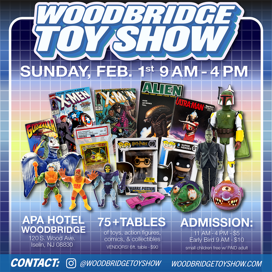Woodbridge Toy Show - Sunday, 2/1/2026 vendor table