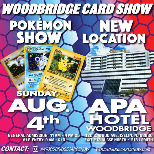 Woodbridge Card Show Pokémon Card & Collectibles Day - 8/4/2024 Vendor Table